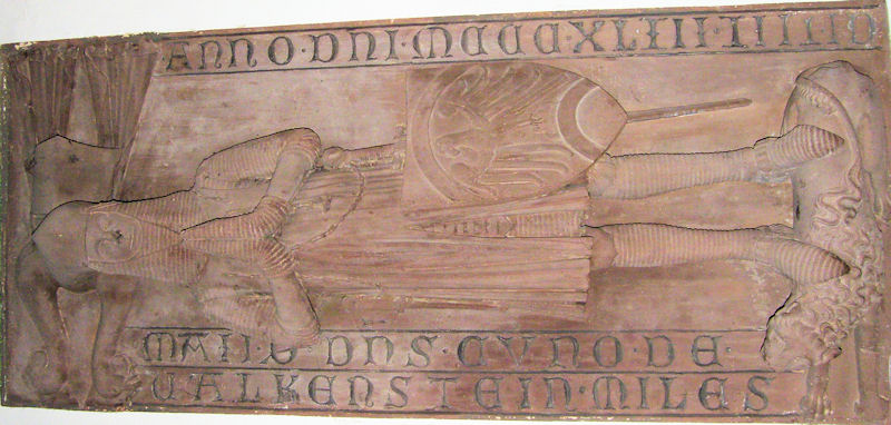 Germany Kirchzarten - St Gallus Kuno von Falkenstein 1343